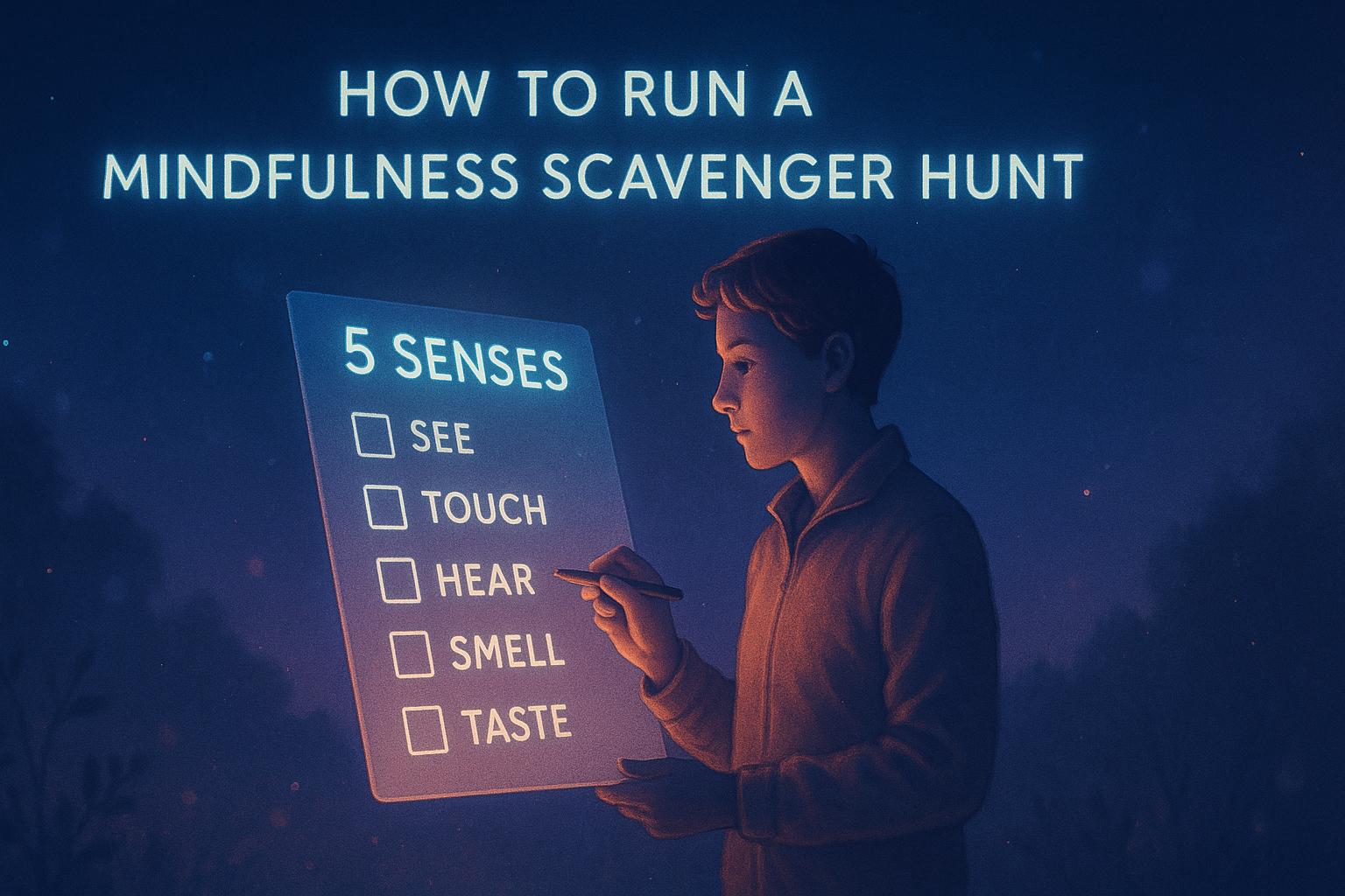 How do you run a mindfulness scavenger hunt? — mindfulness scavenger hunt