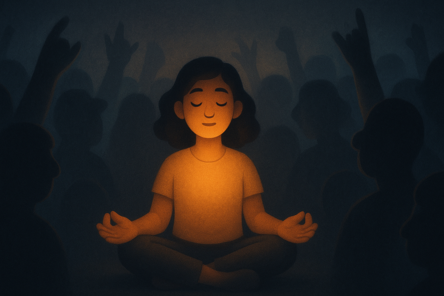 Why loud spaces can feel overwhelming — meditation for concerts