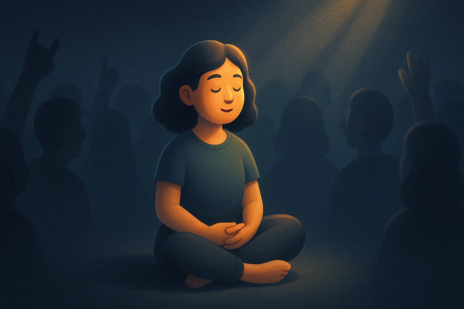 How to ground yourself at a concert — meditation for concerts